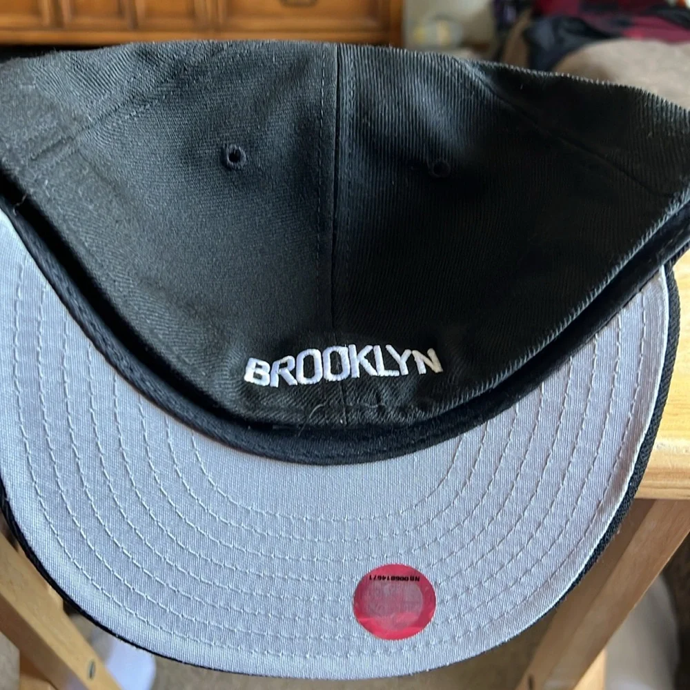 New Era Black and White cap size 7 1/2